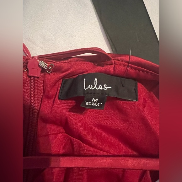 Lulu's Burgundy Maxi Dress - Picture 7 of 11